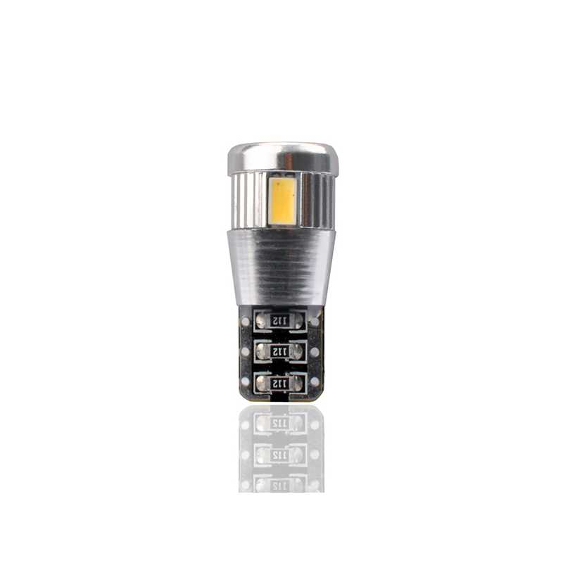 W5W 12V T10 W2,1x9,5d LED 6xSMD5730 ΛΕΥΚΟ (ΚΑΡΦΩΤΟ CAN-BUS) 2ΤΕΜ.