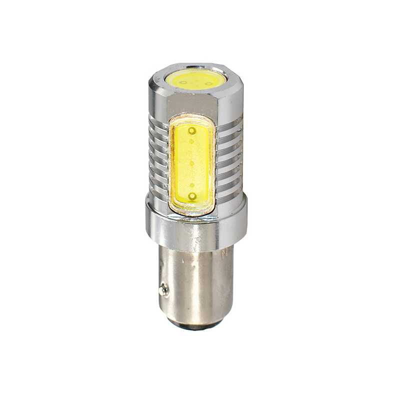 P21/5W 12V BAY15d LED 4xHP 1,5W PREMIUM ΛΕΥΚΟ (ΔΙΠΟΛΙΚΟ) BLISTER 1 ΤΕΜ.