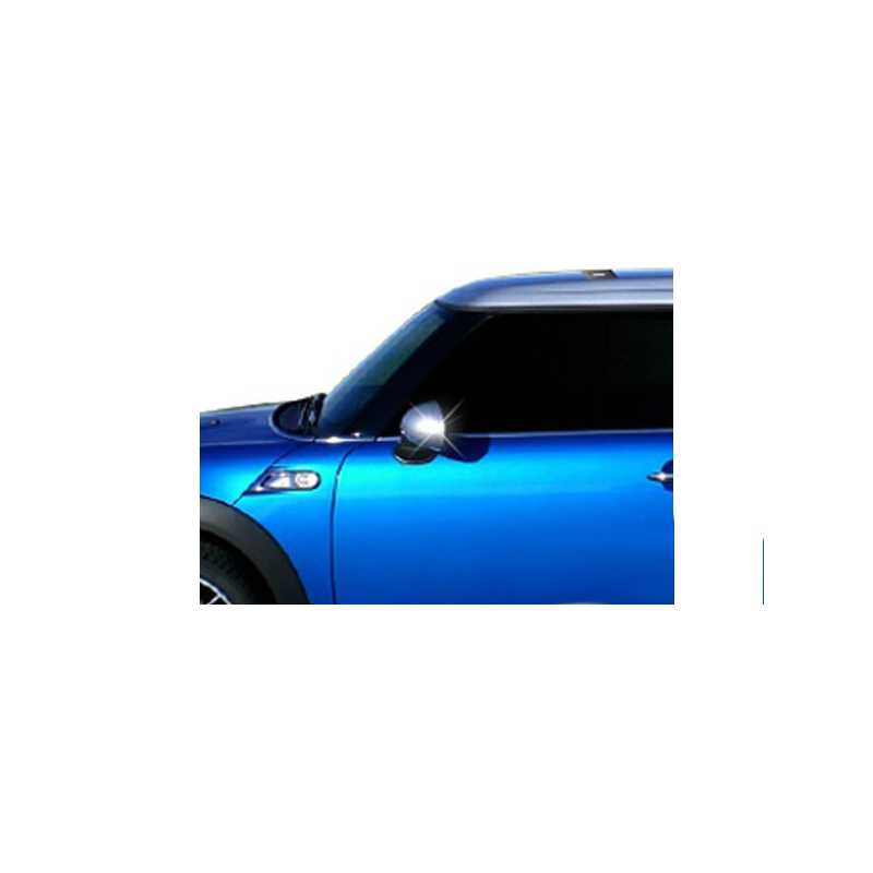 MINI CLUBMAN HB 3D R55 2007-2014  / COOPER R56 / R57 / R58 / R59 / COUNTRYMAN ΚΑΠΑΚΙΑ ΚΑΘΡΕΦΤΩΝ ΧΡΩΜΙΟ 2ΤΕΜ ΜΕΤΑΛΛΙΚΑ