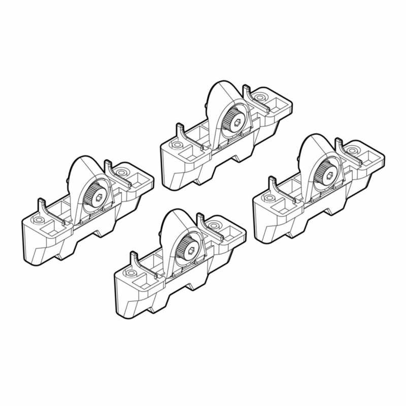 HONDA CR-V 04/02-12/06 KIT ΑΚΡΑ (ΠΟΔΙΑ) ΓΙΑ ΜΠΑΡΕΣ NORDRIVE