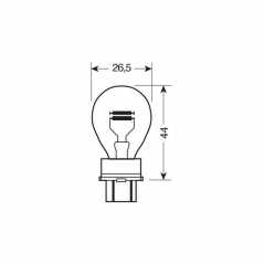 P27/7W 12V 27/7W W2,5x16q STANDAR LINE ΑΛΟΓΟΝΟΥ 10ΤΕΜ. ΚΟΥΤΙ