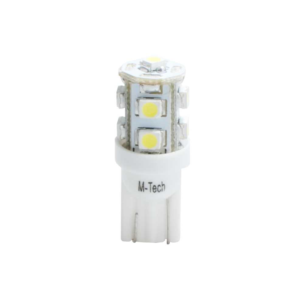 T10 W5W 24V W1,2x9,5d LED 9xSMD3528 ΛΕΥΚΟ ΔΙΑΘΛΑΣΗ (ΚΑΡΦΩΤΟ ΑΚΑΛΥΚΟ) 1ΤΕΜ. M-TECH