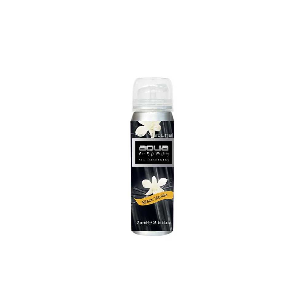 ΑΡΩΜΑΤΙΚΟ ΑΥΤΟΚΙΝΗΤΟΥ ΣΕ ΣΠΡΕΙ (SPRAY)  ΜΕ ΑΡΩΜΑ BLACK VANILLA FLOWERS SERIES 75ml AQUA - 1 TEM.