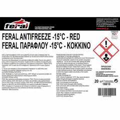 Αντιψυκτικό (Παραφλού) Κόκκινο Feral -15C/+106C 20lt 1 Τεμάχιο