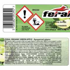 Αρωματικό Αυτοκινήτου Κονσέρβα Feral Με Άρωμα Green Apple 1 Τεμάχιο