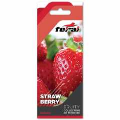 Αρωματικό Αυτοκινήτου Κρεμαστό Feral Fruity Collection Strawberry 1 Τεμάχιο