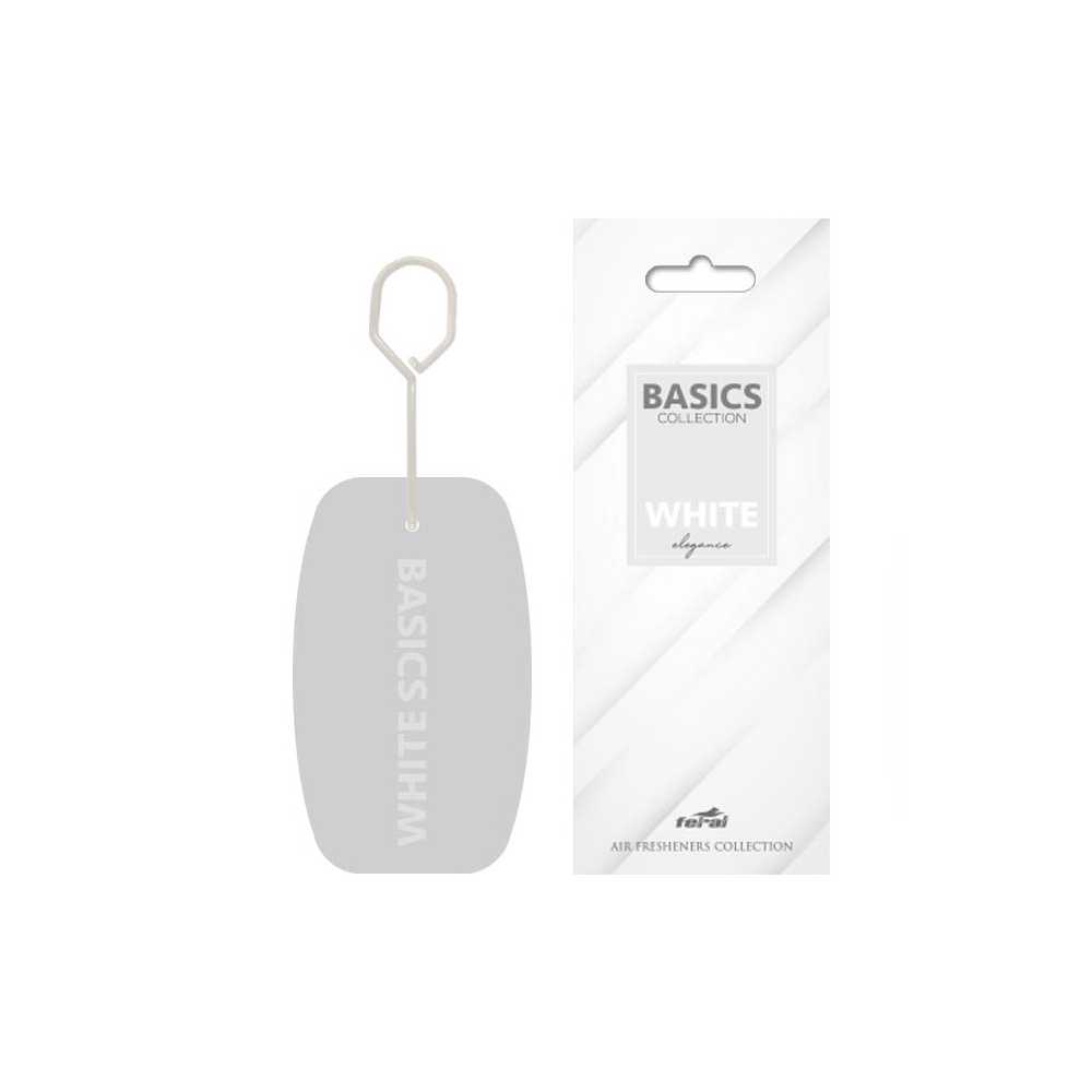 Αρωματικό Αυτοκινήτου Κρεμαστό Feral Basics Collection White Elegance 1 Τεμάχιο