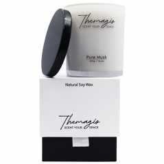 Αρωματικό Κερί Σόγιας Themagio Pure Musk 300gr 1 Τεμάχιο