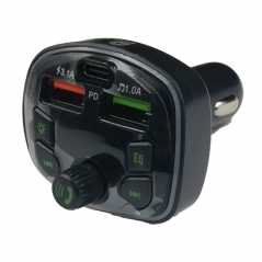 Fm Transmitter ΡL-671 Με Bluetooth, 2 USB Και Οθόνη LCD Μαύρο 1 Τεμάχιο