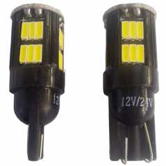 Λάμπες T10 30 Led 100669 4014-30SMD 12V - 24V 2 Τεμάχια