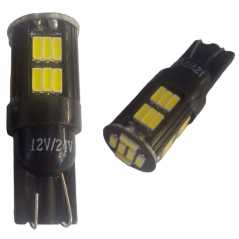 Λάμπες T10 30 Led 100669 4014-30SMD 12V - 24V 2 Τεμάχια