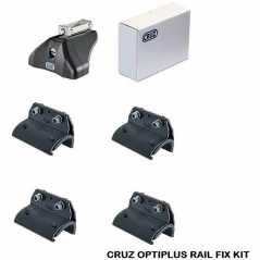 Πόδια / Άκρα Για Μπάρες Οροφής CRUZ Optiplus Rail Fix 936-624 Για Jaguar F-Pace 2016+ Με Ενσωματωμένο Railing Σετ 4 Τεμάχια