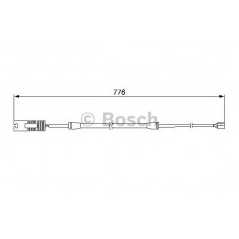 BOSCH Δείκτης φθοράς τακάκι 1 987 474 925 3 (E36) 1990-1998, Z3 (E36) 1995-2003