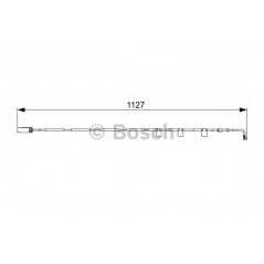 BOSCH Δείκτης φθοράς τακάκι 1 987 473 059 MINI (R56) 2006, MINI CLUBMAN (R55) 2007