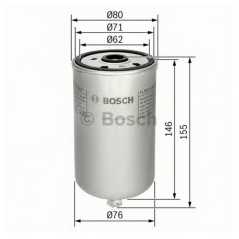 BOSCH Φίλτρο καυσίμου 1 457 434 447 