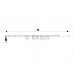 BOSCH Δείκτης φθοράς τακάκι 1 987 473 000 X3 (E83) 2004