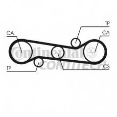 CONTITECH Σετ οδοντωτού ιμάντα CT581K1 145 (930) 1994-2001, 146 (930) 1994-2001, 33 (905) 1983-1993, 33 (907A) 1990-1994