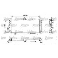 VALEO Ψυγείο κινητήρα 811010 33 (905) 1983-1993, ALFASUD (901) 1972-1985, ARNA (920) 1983-1986