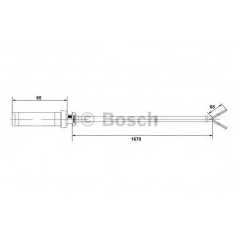 BOSCH Αισθητήρας στροφών τροχού 0 265 004 010 BOSCH, DF, MERCEDES, BENZ, VW, SPRINTER, CDI, NGT, LT, II, SDI, TDI