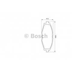 BOSCH Σετ τακάκια 0 986 424 512 SPARK 2005, LANOS (KLAT) 1997, MATIZ (KLYA) 1998