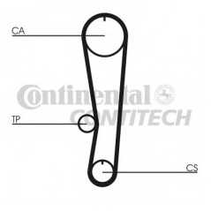 CONTITECH Ιμάντας Χρονισμού CT757 BALENO (EG) 1995-2002, 90 (EL) 1995-1997