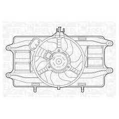 MAGNETI MARELLI Βεντιλατέρ 069422023010 DOBLO (119) 2001