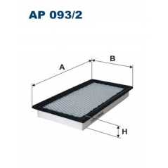FILTRON Φίλτρο αέρα AP093/2 CALIBER 2006, COMPASS (MK49) 2006