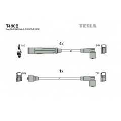 TESLA Μπουζοκαλώδια & Εξαρτήματα Σύνδεσης T490B 