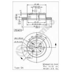 BRECO Δισκόπλακα BS 8150 ALTO III (EF) 1994-2002