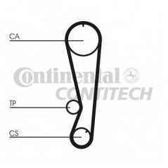 CONTITECH Ιμάντας Χρονισμού CT850 968 8000, AVENSIS (_T22_) 1997-2003, CARINA E (_T19_) 1992-1997