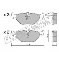 fri.tech. Σετ τακάκια 219.0 ECE, APPROVED