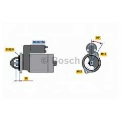 BOSCH Μίζα 0 001 107 068 PASSAT (3B2) 1996-2001