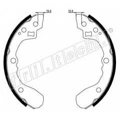 fri.tech. Σετ σιαγόνων 1049.154 SUMITOMO, ECE, APPROVED