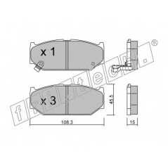 fri.tech. Σετ τακάκια 914.0 ECE, APPROVED