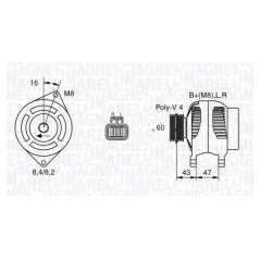 MAGNETI MARELLI Δυναμό & Εναλλάκτης Ρεύματος 063532613010 ATOS (MX) 1998, ATOS PRIME (MX) 1999