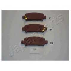 JAPANPARTS Σετ τακάκια PP-702AF FORESTER (SF) 1997-2002, FORESTER (SG) 2002