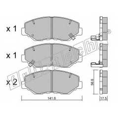 fri.tech. Σετ τακάκια 622.0 ECE, APPROVED