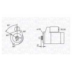 MAGNETI MARELLI Μίζα 063111033010 BRAVA (182) 1995-2003, MAREA (185) 1996-2007, PALIO (178BX) 1996, SIENA (178_) 1996-2003