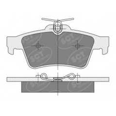 SCT Germany Σετ τακάκια SP 357 MAX 2003-2007, FOCUS II (DA_) 2004, 3 (BK) 2003-2009, S40 II (MS) 2004, V50 (MW) 2004