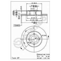 BRECO Δισκόπλακα BS 7347 33 (905) 1983-1993, 33 (907A) 1990-1994, ARNA (920) 1983-1986