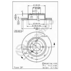 BRECO Δισκόπλακα BS 7555 FAVORIT (781) 1989-1994