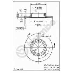 BRECO Δισκόπλακα BS 7371 800 1986-2006, ALTO II (EC) 1985-1993, SWIFT I (AA) 1983-1989