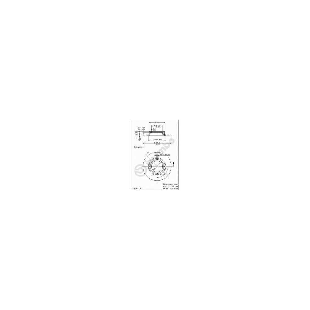 BRECO Δισκόπλακα BS 7371 800 1986-2006, ALTO II (EC) 1985-1993, SWIFT I (AA) 1983-1989