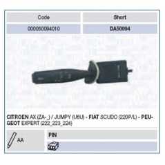 MAGNETI MARELLI Διακόπτης τιμονιού 000050094010 JUMPY (U6U) 1994, EXPERT (224) 1995