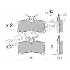 fri.tech. Σετ τακάκια 465.0 ECE, APPROVED