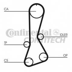 CONTITECH Ιμάντας Χρονισμού CT694 984 8000, COROLLA (_E8_) 1983-1989, STARLET (_P7_) 1984-1989