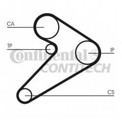 CONTITECH Ιμάντας Χρονισμού CT517 GALANT II (A16_) 1980-1984