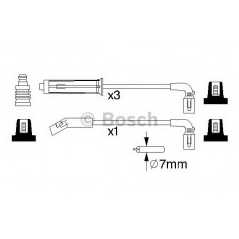 BOSCH Μπουζοκαλώδια & Εξαρτήματα Σύνδεσης 0 986 356 980 SAE