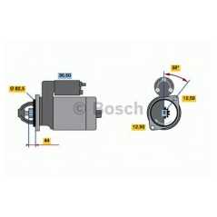 BOSCH Μίζα 0 001 109 043 BOSCH, DW, KW