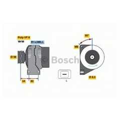 BOSCH Δυναμό & Εναλλάκτης Ρεύματος 0 124 515 019 S70 (LS) 1996-2000, V70 I (LV) 1996-2000, XC70 CROSS COUNTRY 1997-2007